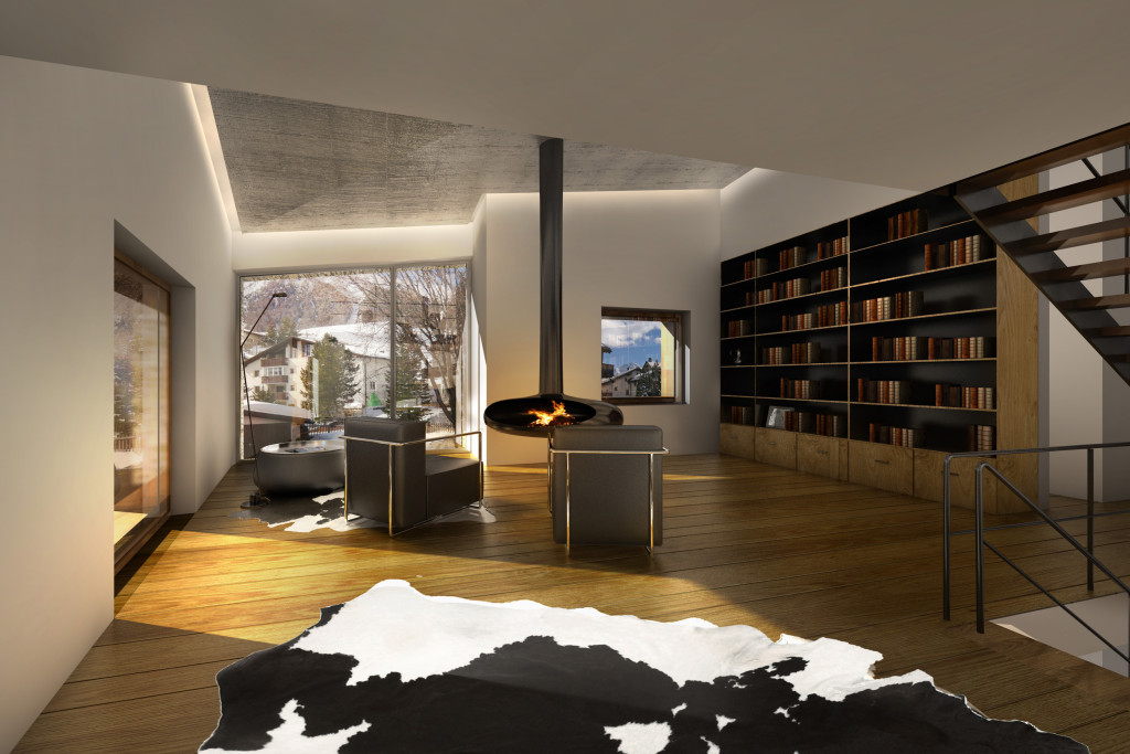 Villa livingroom in München