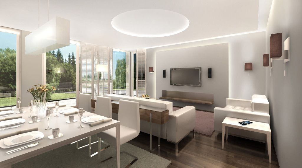 Villa livingroom 02 in München