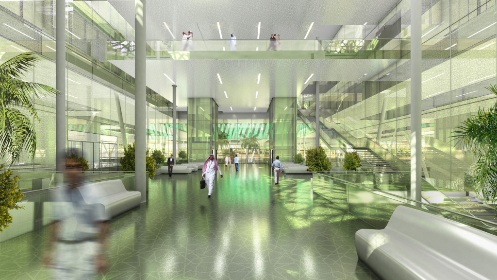 Headquarter of Human Rights - Main Lobby - in Riadh