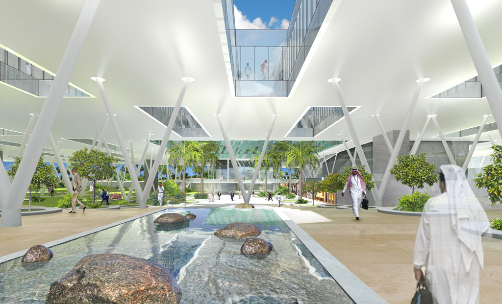 Headquarter of Human Rights - Garden - in Riadh