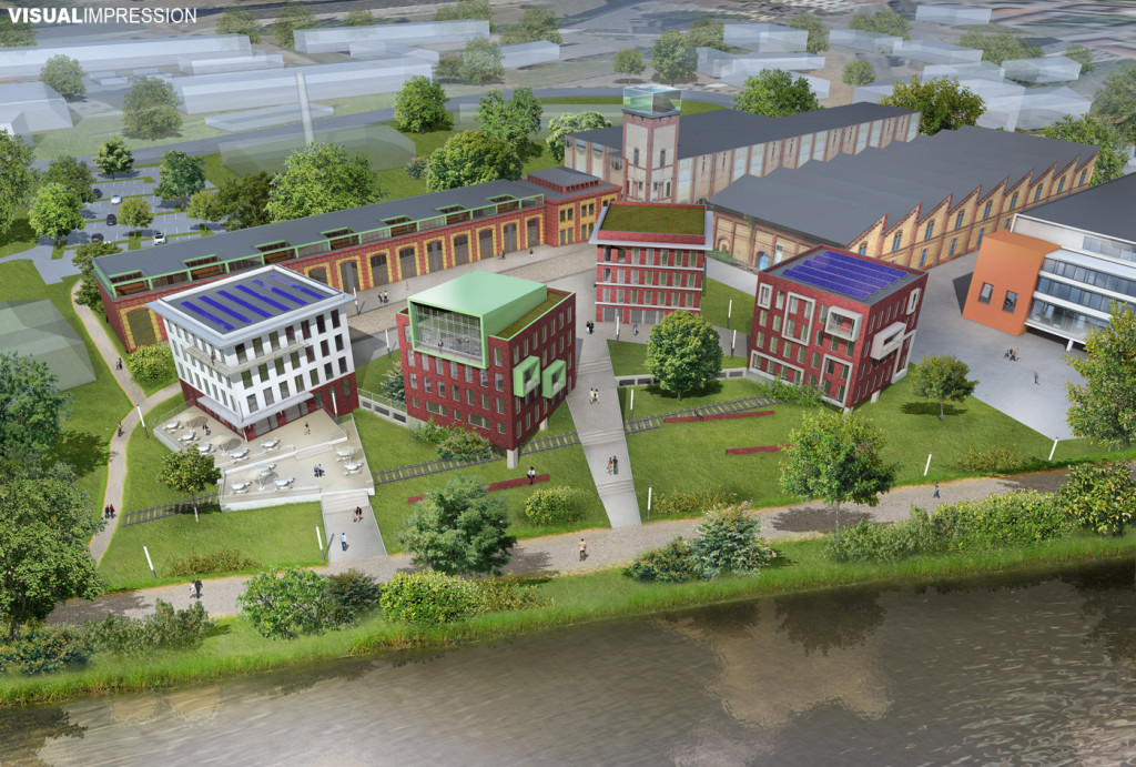 Wohnbebauung Wissenschaftshafen Magdeburg