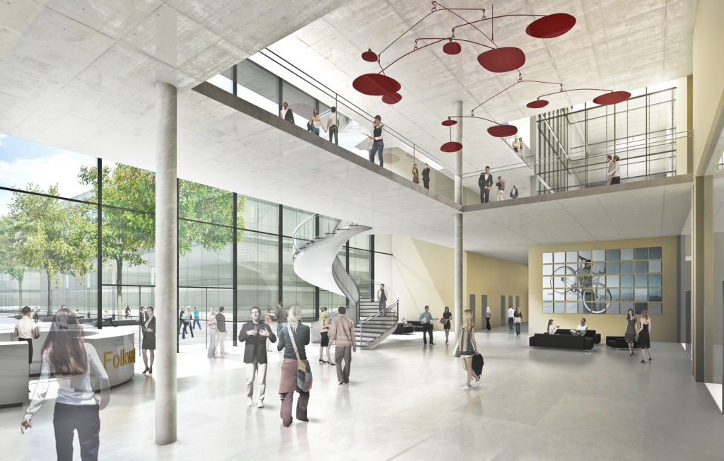Folkwang Wettbewerb Foyer Universität