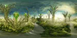 instinct structure - Illustration Artwork für die Oculus Rift 360 Grad