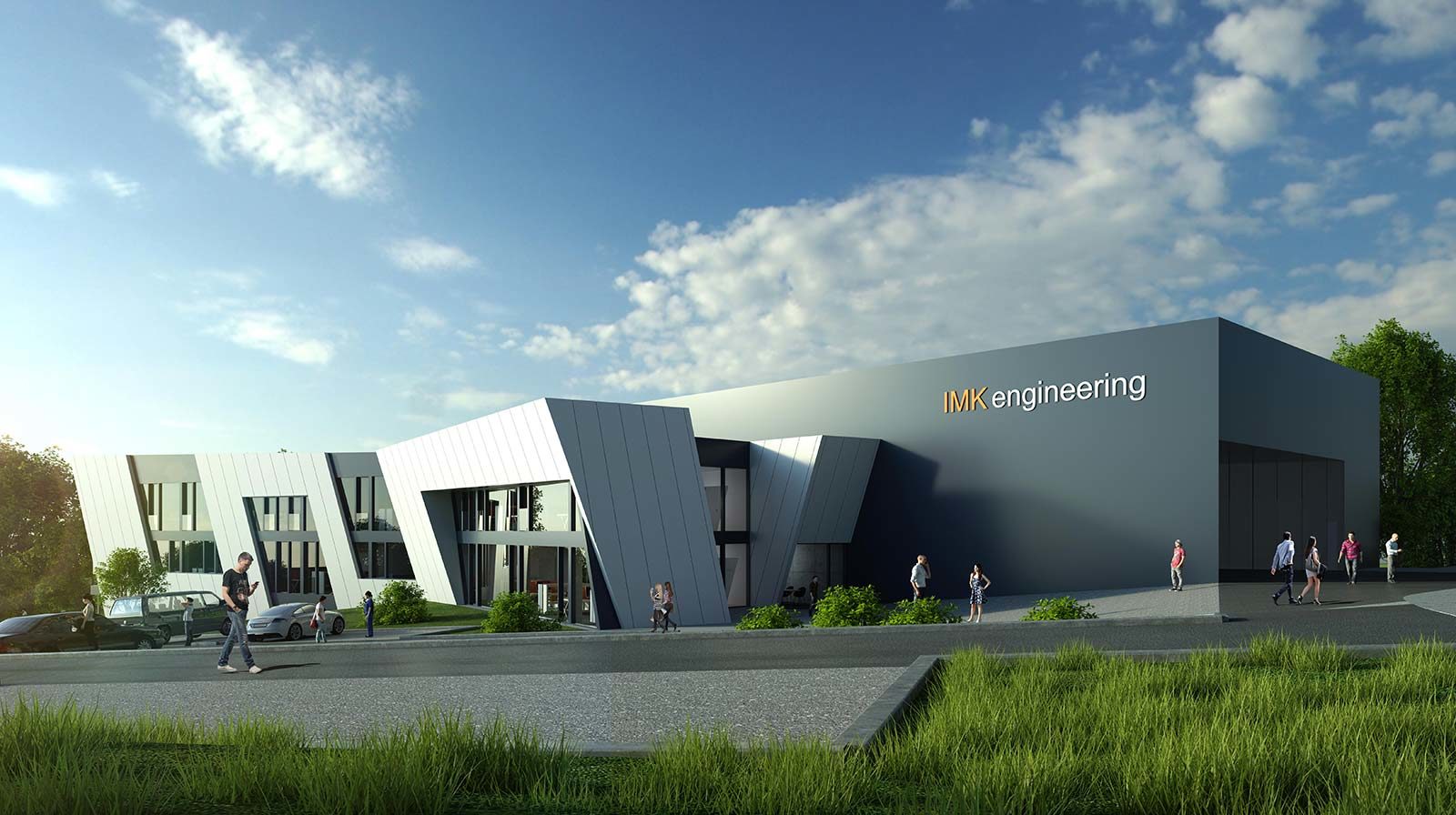 IMK Gebäude - Architekturvisualisierung Aussen