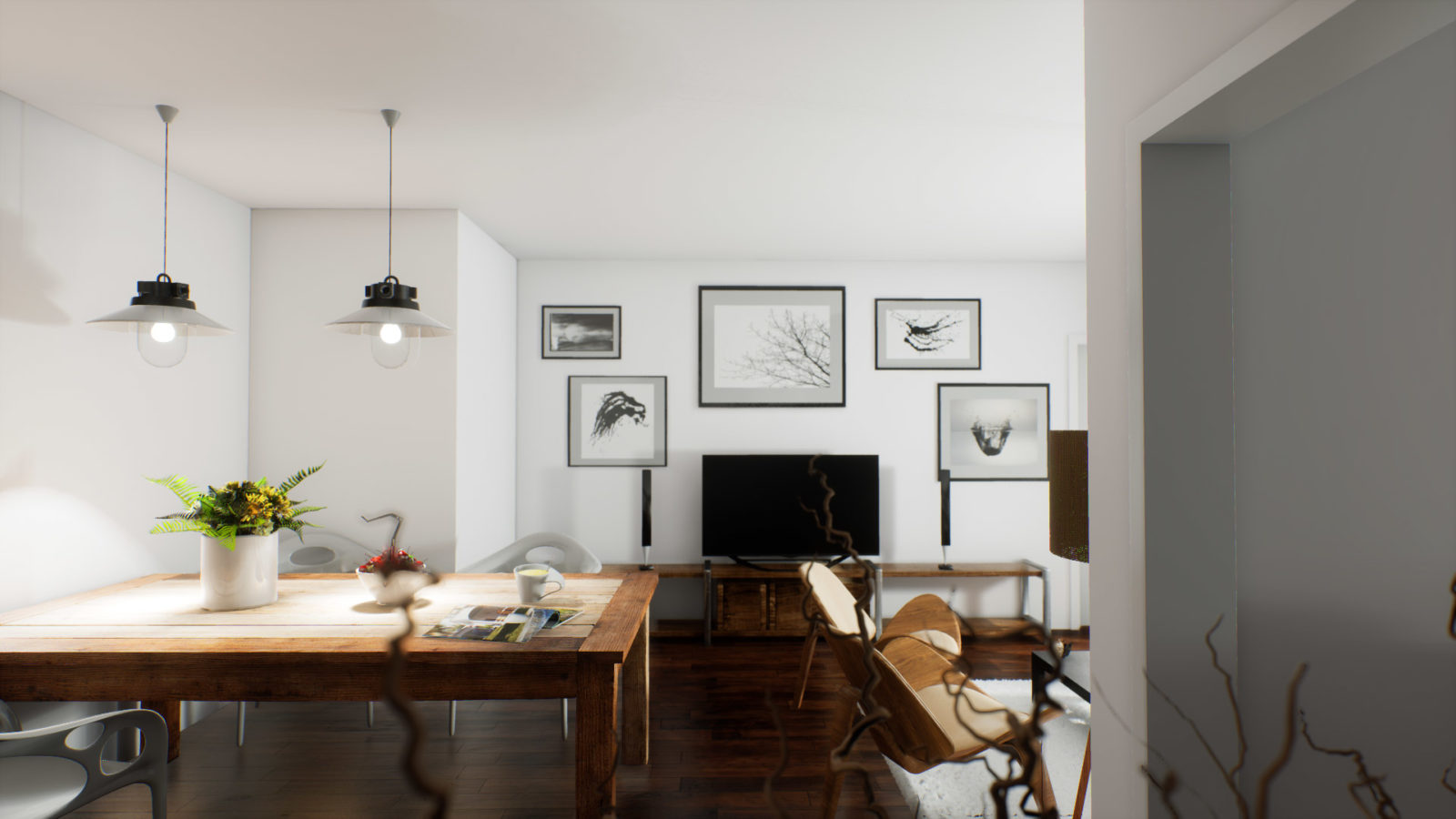 MCM Wohnen - Architekturvisualisierung Innenraum