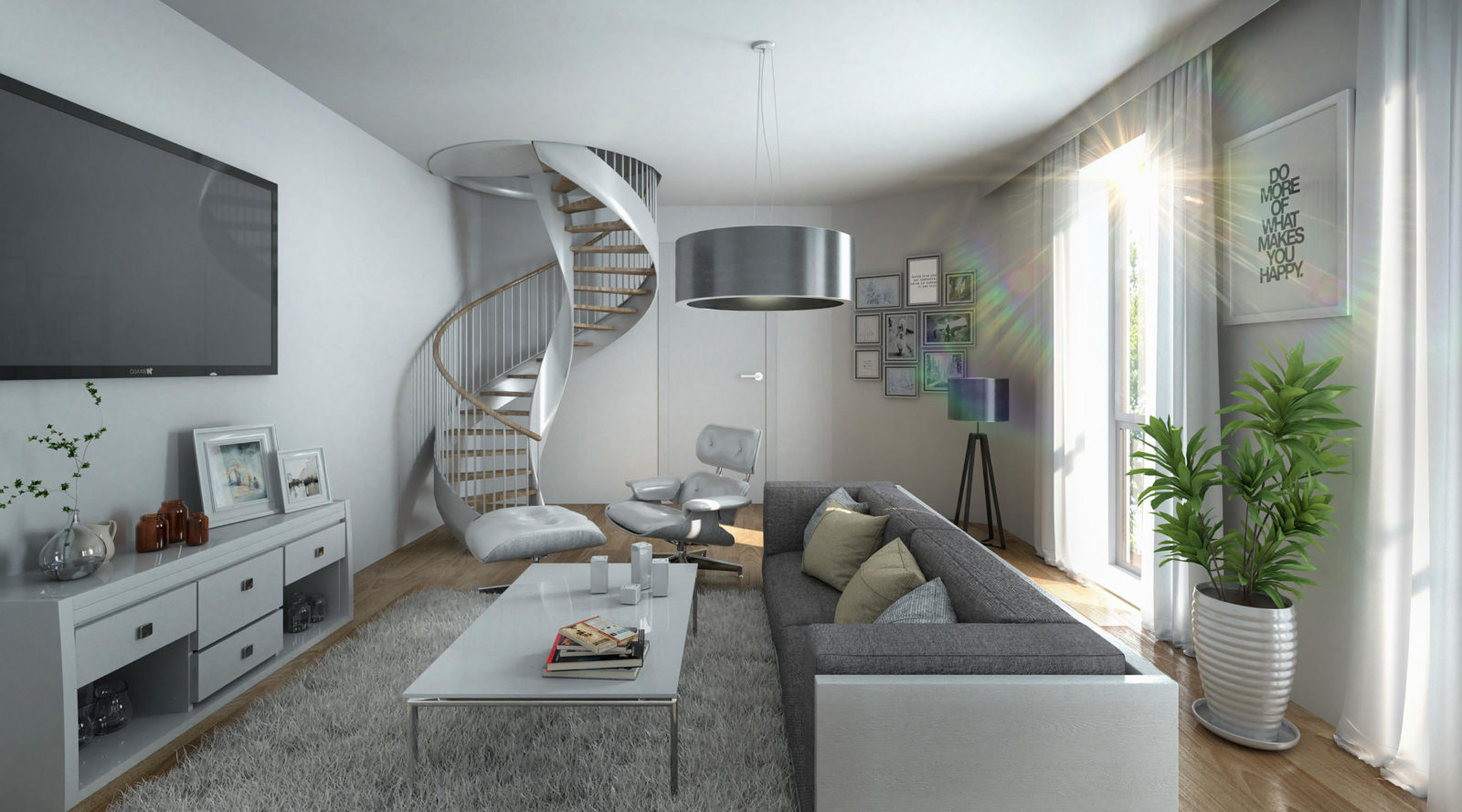 MCM Wohnen - Architekturvisualisierung Innenraum