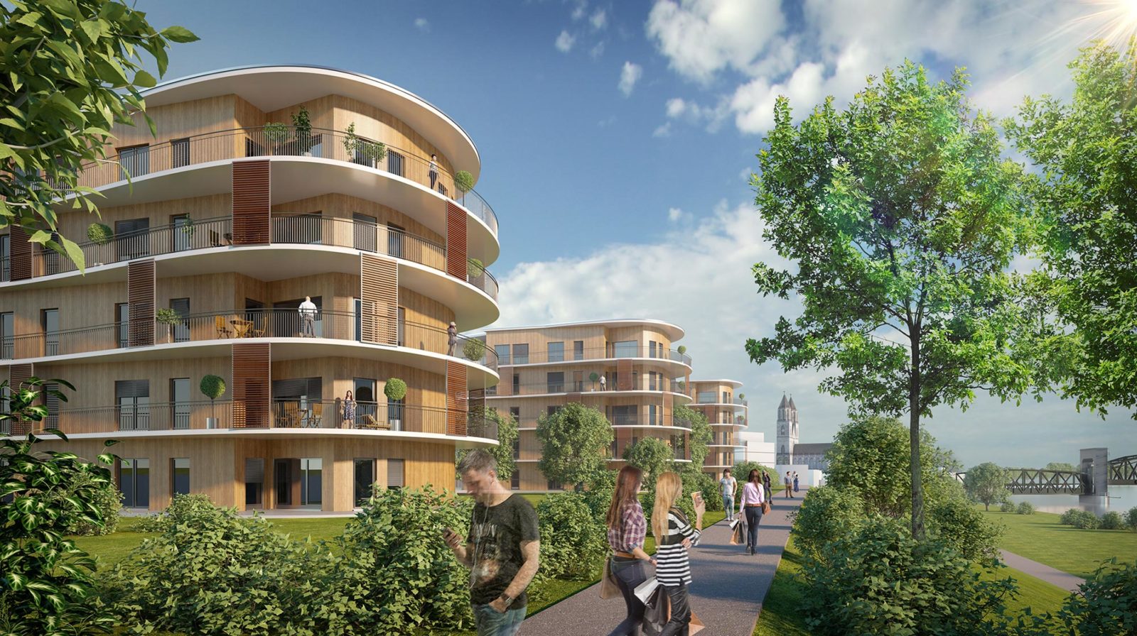 Kavalier an der Elbe - Architekturvisualisierung Aussen