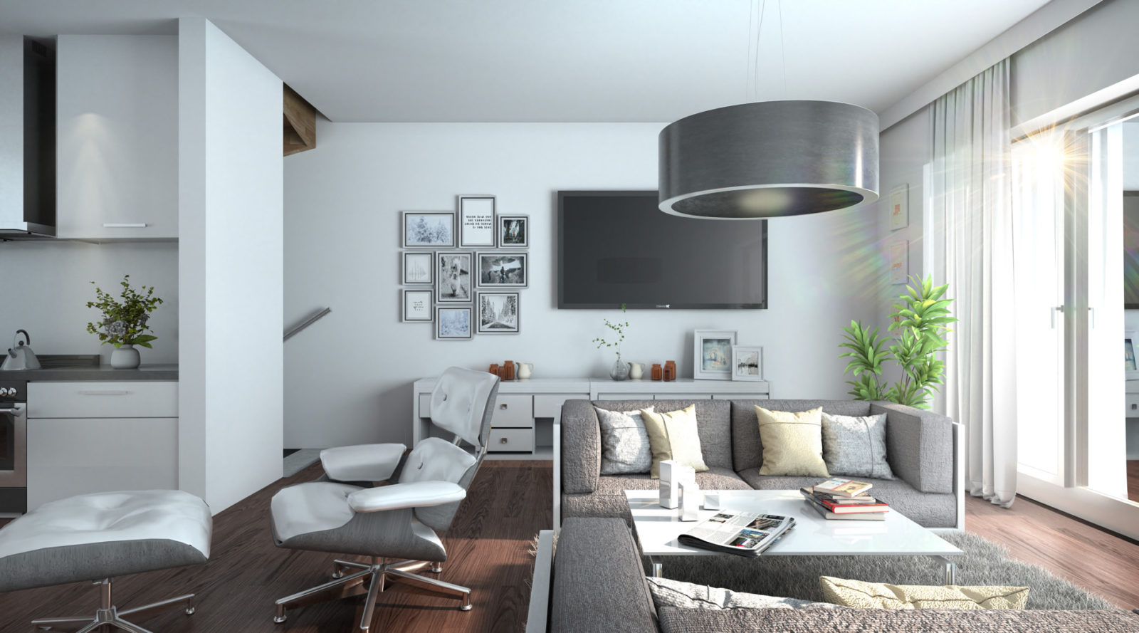 Wilhelm-Helge Straße - Architekturvisualisierung Innenraum