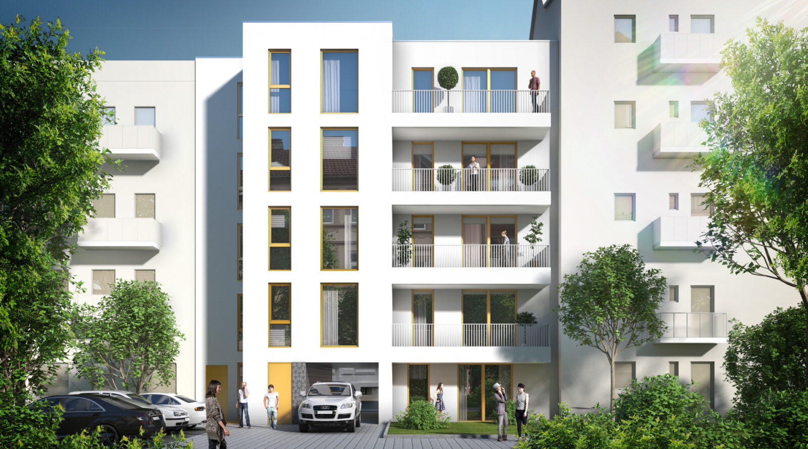 Gaertnerstraße - Architekturvisualisierung Aussen