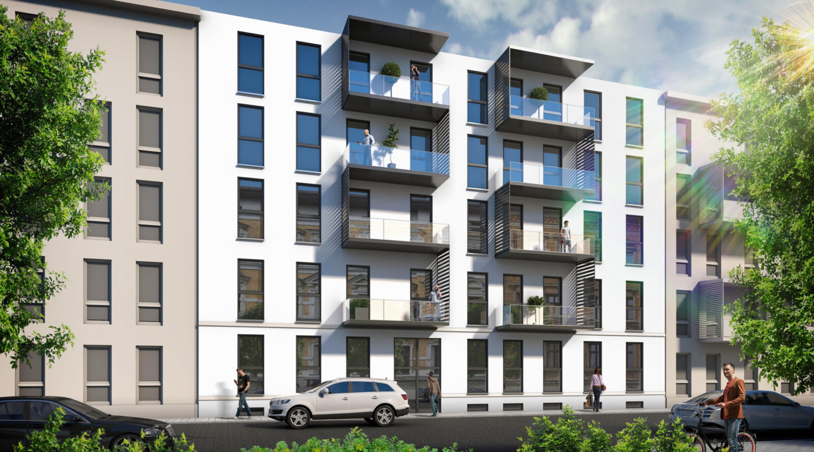 Helmstedter Straße - Architekturvisualisierung Aussen